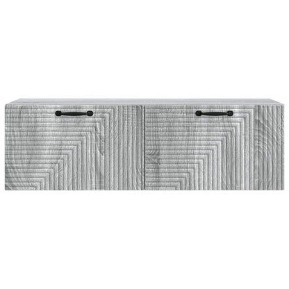 Wall-Mounted TV Cabinet Grey Sonoma 98 x 31 x 30 cm