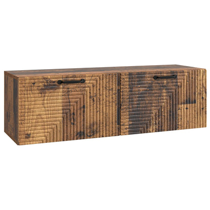 Wall-Mounted TV Cabinet Wall-mounted Old Wood 98 x 31 x 30 cm