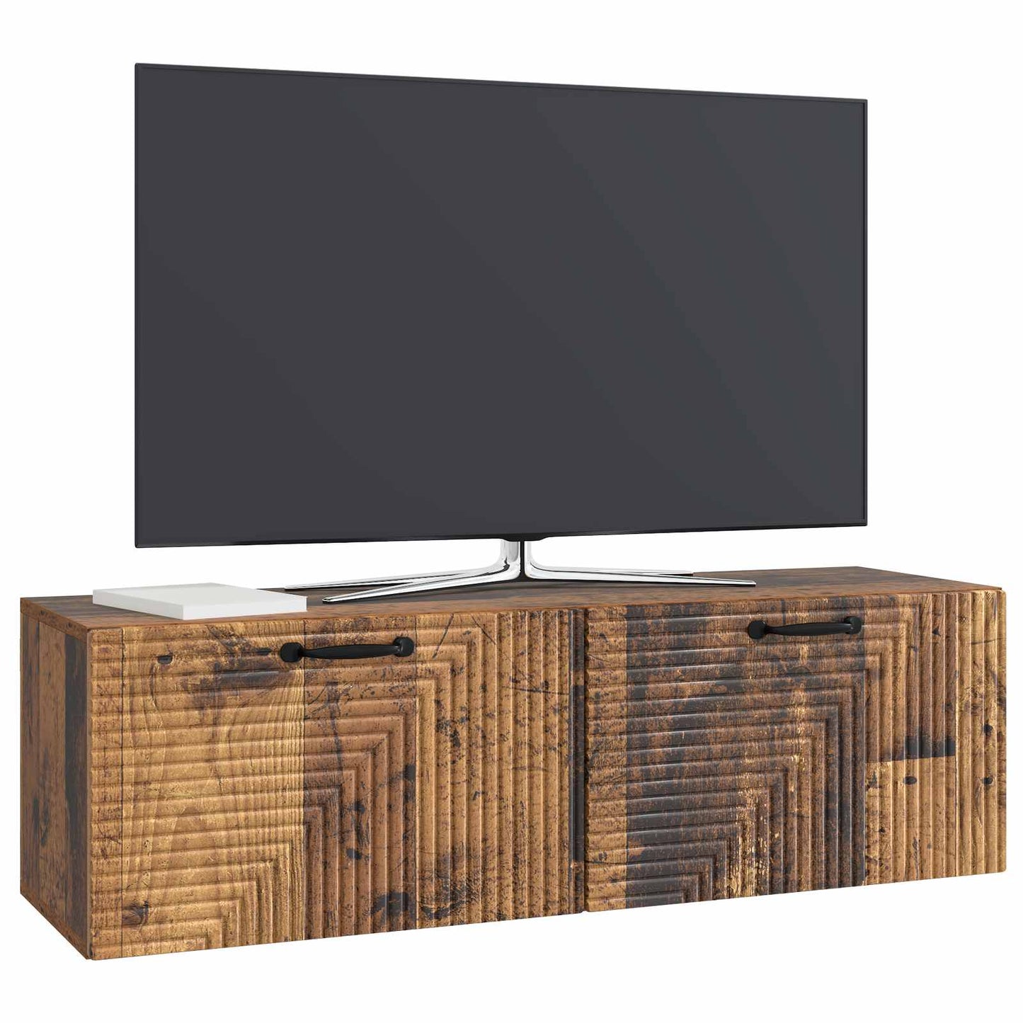 Wall-Mounted TV Cabinet Wall-mounted Old Wood 98 x 31 x 30 cm