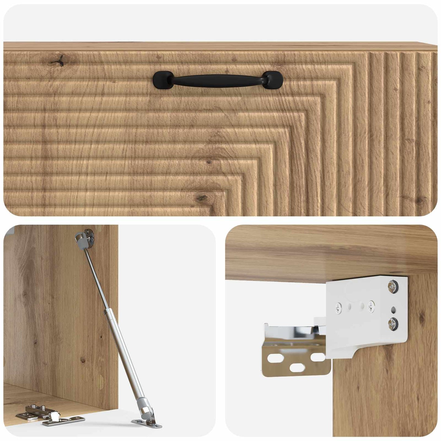Wall-Mounted TV Cabinet Artisan Oak 98 x 31 x 30 cm