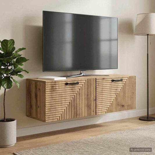 Wall-Mounted TV Cabinet Artisan Oak 98 x 31 x 30 cm