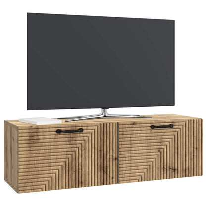 Wall-Mounted TV Cabinet Artisan Oak 98 x 31 x 30 cm