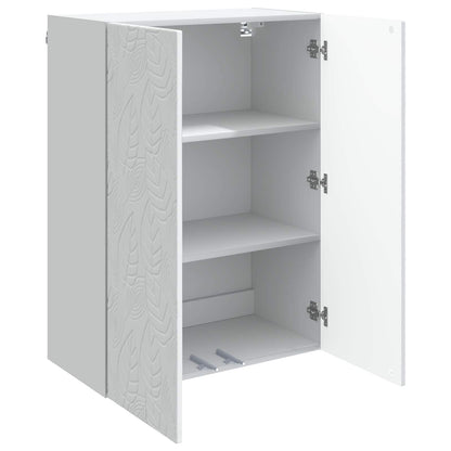 Wall-Mounted Cabinet White 66 x 34.5 x 90 cm Engineered Wood