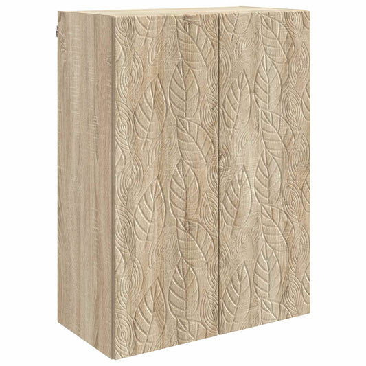 Wall-Mounted Cabinet Sonoma Oak 66 x 34.5 x 90 cm