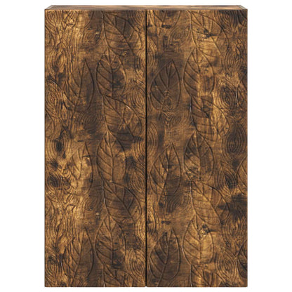 Wall-Mounted Cabinet Smoked Oak 66 x 34.5 x 90 cm
