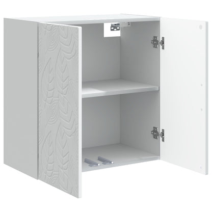 Wall-Mounted Cabinet White 59 x 31 x 60 cm Engineered Wood