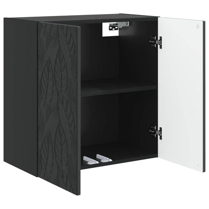 Wall-Mounted Cabinet Black 59 x 31 x 60 cm Engineered Wood