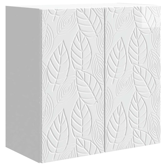 Wall-Mounted Cabinet High Gloss White 59 x 31 x 60 cm