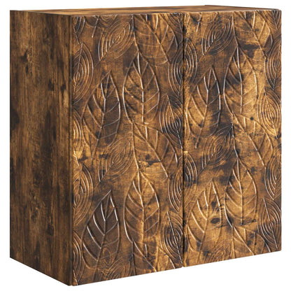 Wall-Mounted Cabinet 59 x 31 x 60 cm Engineered Wood Smoked Oak