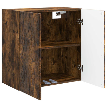 Wall-Mounted Cabinet Smoked Oak 59 x 31 x 60 cm Engineered Wood