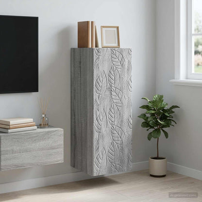 Wall-Mounted Cabinet 33 x 34.5 x 90 cm Engineered Wood