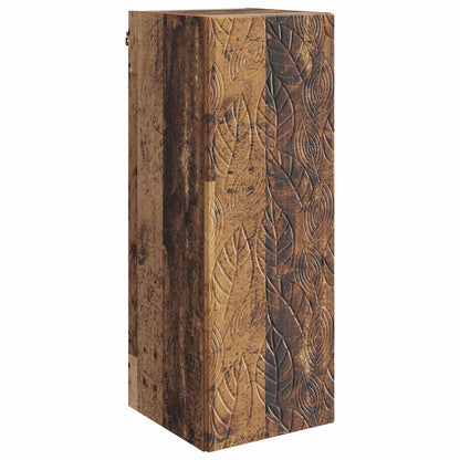 Wall-Mounted Cabinet Old Wood 33 x 34.5 x 90 cm Engineered Wood