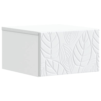Wall-Mounted Side Table White 34.5 x 33 x 20 cm Engineered Wood