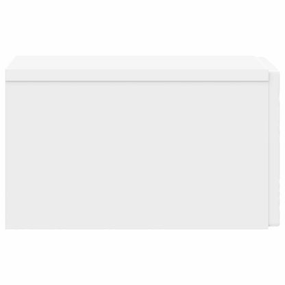 Wall-Mounted Side Table 2 pcs White 34.5 x 33 x 20 cm