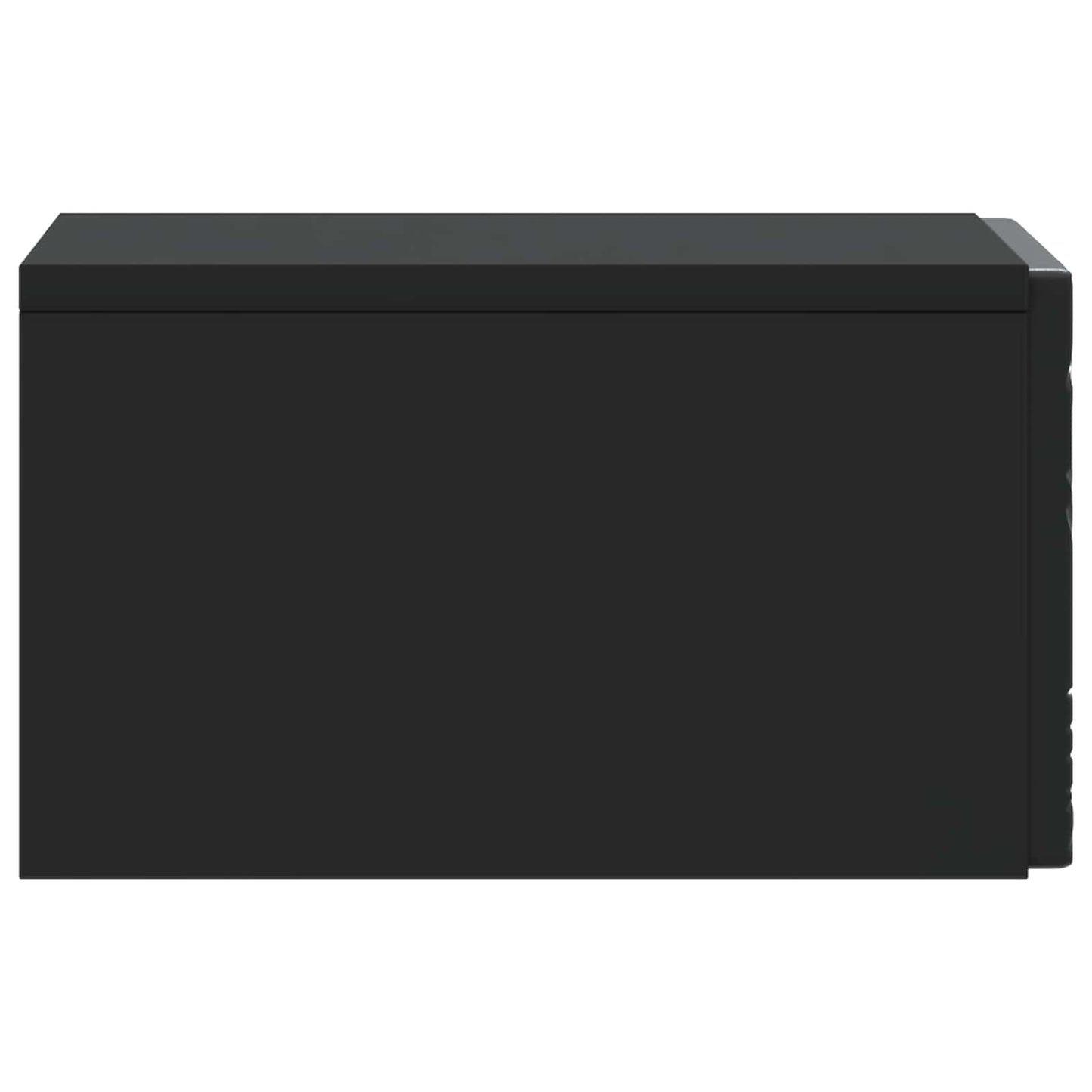 Wall-Mounted Side Table 2 pcs Black 34.5 x 33 x 20 cm