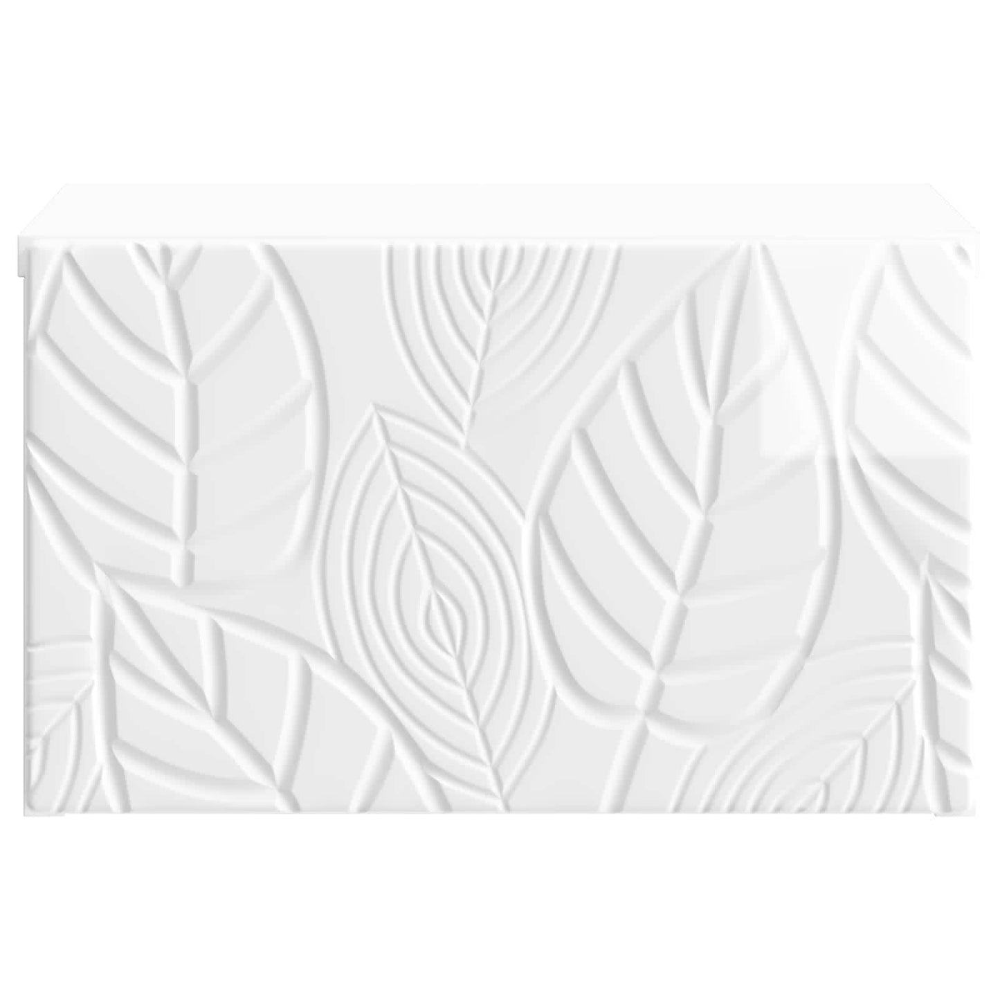 Wall-Mounted Side Table 2 pcs High Gloss White