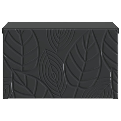 Wall-Mounted Bedside Cabinet Black 49 x 34.5 x 20 cm