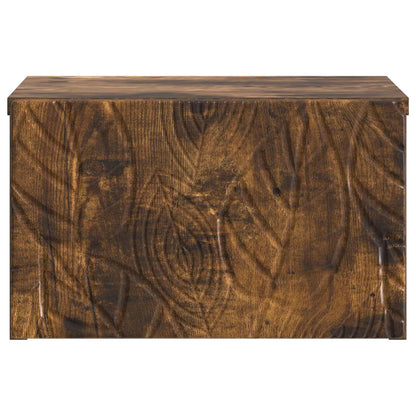 Wall-Mounted Bedside Cabinet 2 pcs Smoked Oak 49 x 34.5 x 20 cm