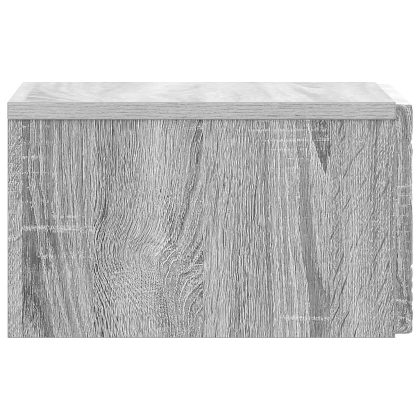 Wall-Mounted Bedside Cabinet Grey Sonoma 49 x 34.5 x 20 cm