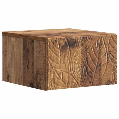 Wall-Mounted Bedside Cabinet 2 pcs Old Wood 49 x 34.5 x 20 cm