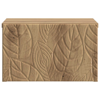 Wall-Mounted Bedside Cabinet Artisan Oak 49 x 34.5 x 20 cm