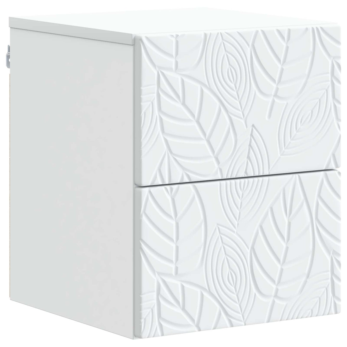 Wall-Mounted Bedside Cabinet White 34.5 x 33 x 40 cm