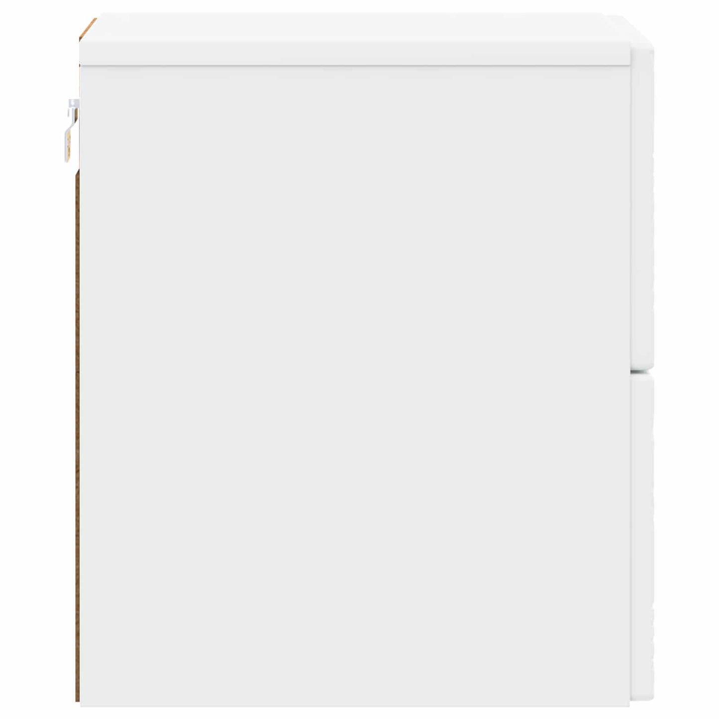 Wall-Mounted Bedside Cabinet 2 pcs White 34.5 x 33 x 40 cm