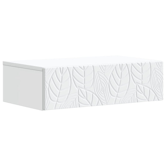 Wall-Mounted Side Table White 59 x 34.5 x 17 cm Engineered Wood