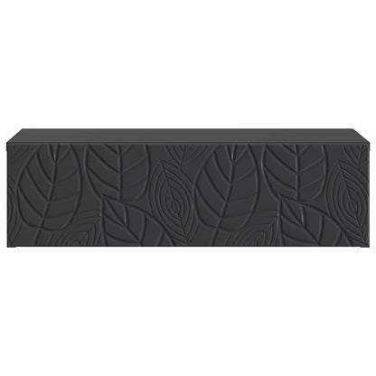 Wall-Mounted Side Table Black 59 x 34.5 x 17 cm Engineered Wood