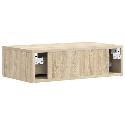 Wall-Mounted Side Table Sonoma Oak 59 x 34.5 x 17 cm