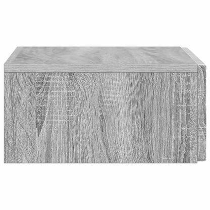 Wall-Mounted Side Table Grey Sonoma 59 x 34.5 x 17 cm