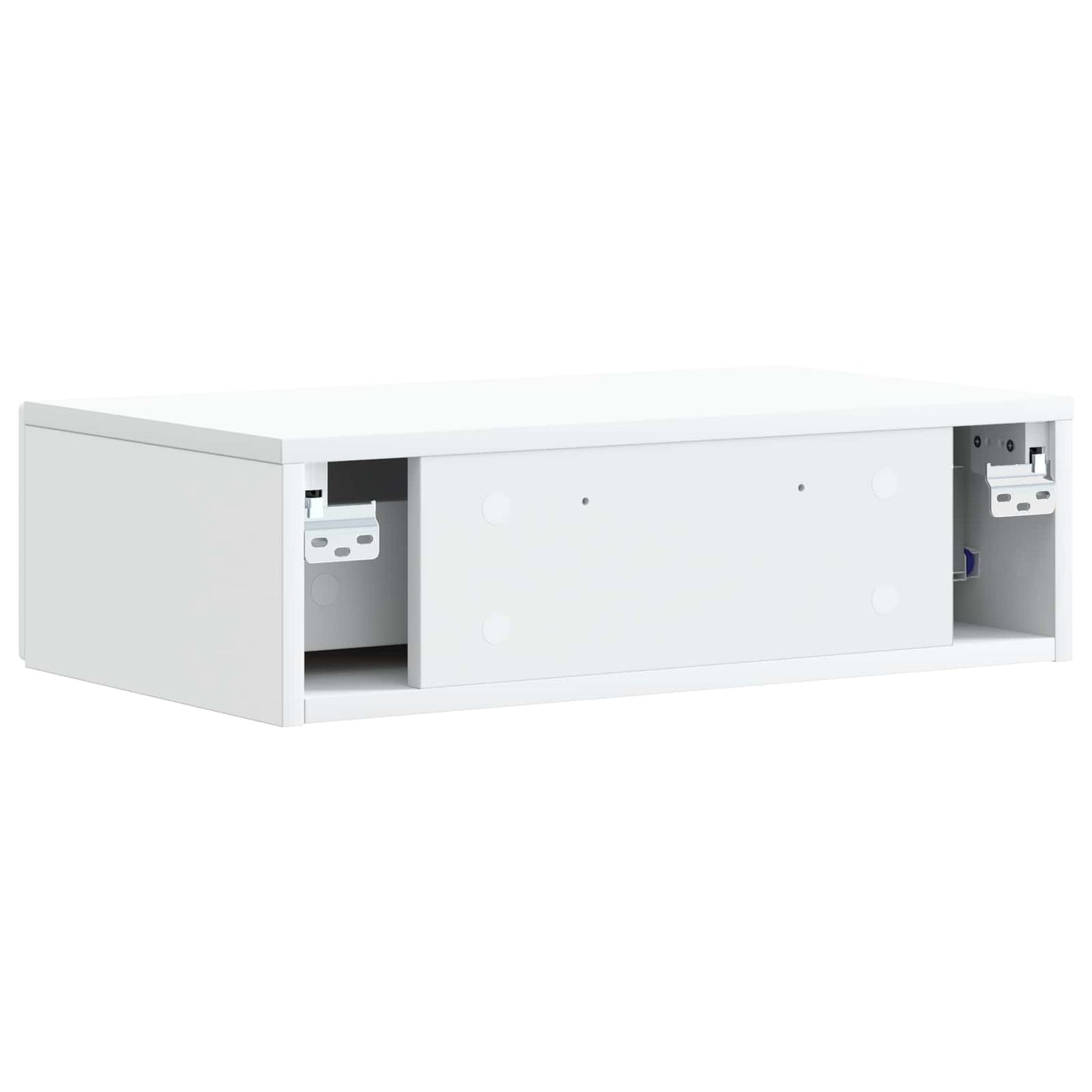 Wall-Mounted Side Table White 87.5 x 34.5 x 17 cm