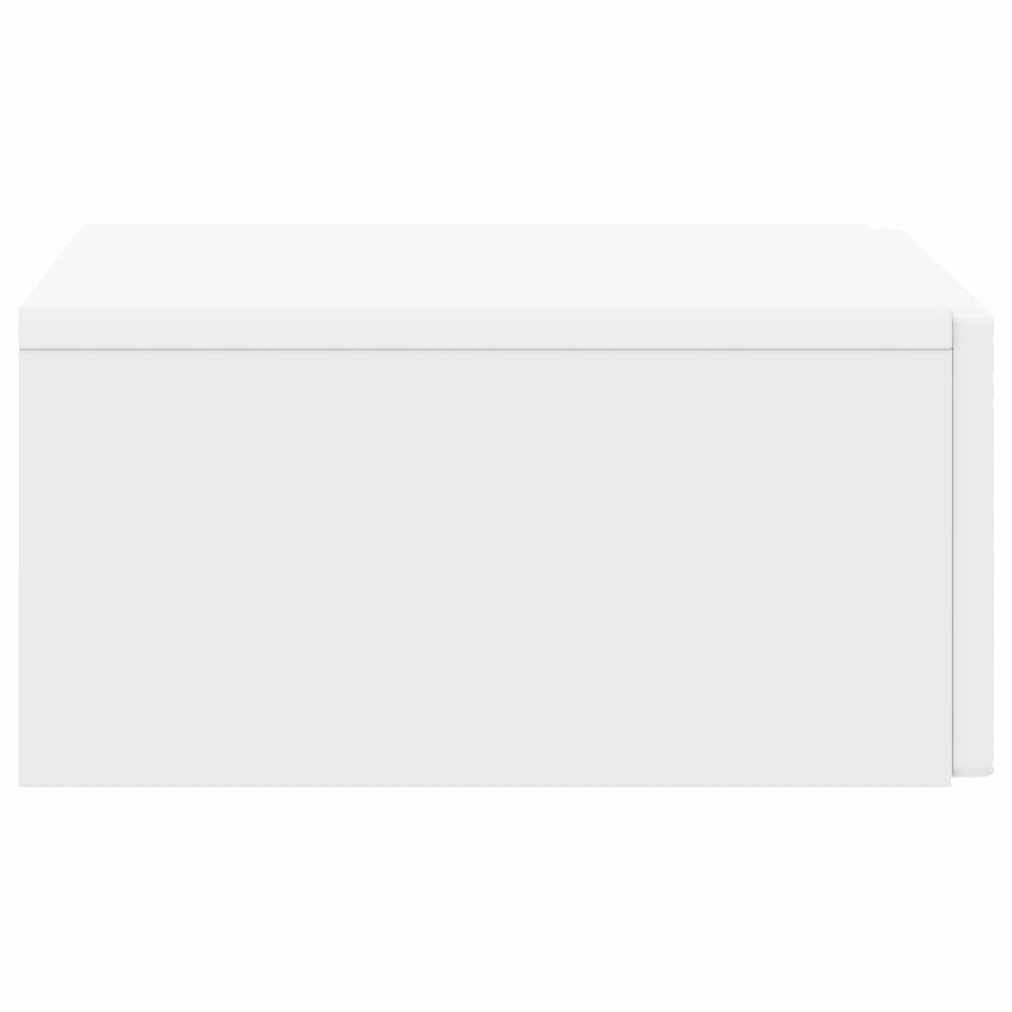 Wall-Mounted Side Table White 87.5 x 34.5 x 17 cm