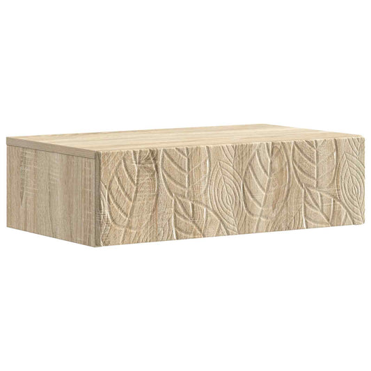Wall-Mounted Side Table Sonoma Oak 87.5 x 34.5 x 17 cm