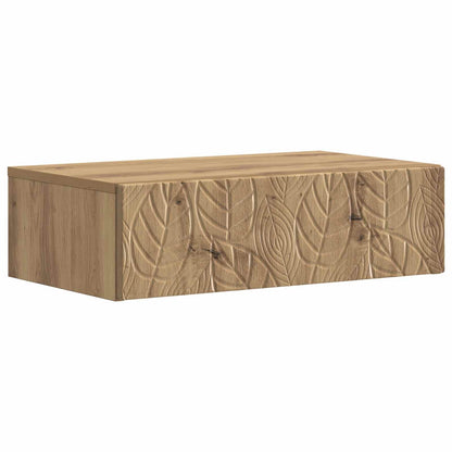 Wall-Mounted Side Table Artisan Oak 87.5 x 34.5 x 17 cm