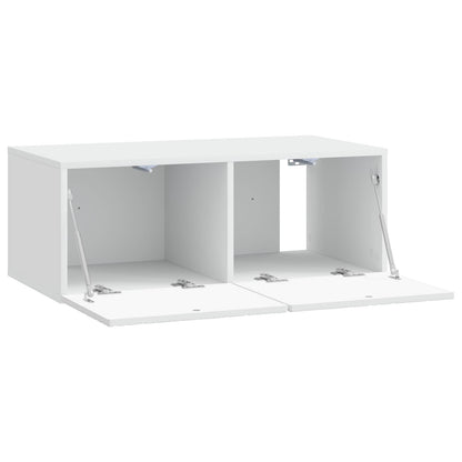 Wall-Mounted TV Cabinet 59.5 x 41 x 30 cm White Engineered Wood