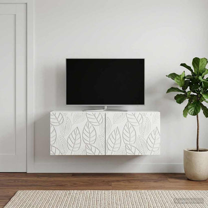Wall-Mounted TV Cabinet 78.5 x 41 x 30 cm White Engineered Wood