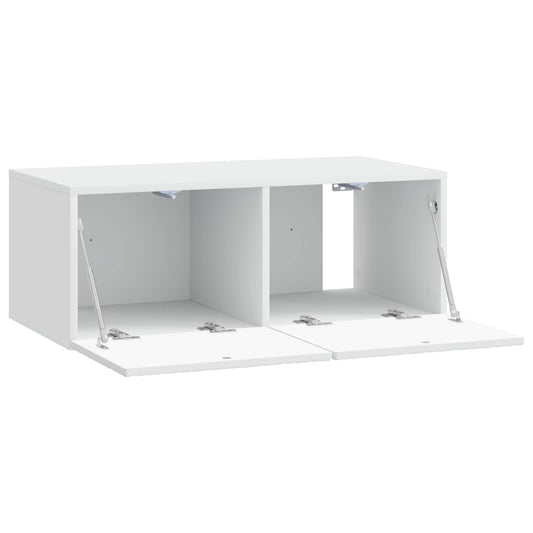 Wall-Mounted TV Cabinet 78.5 x 41 x 30 cm White Engineered Wood