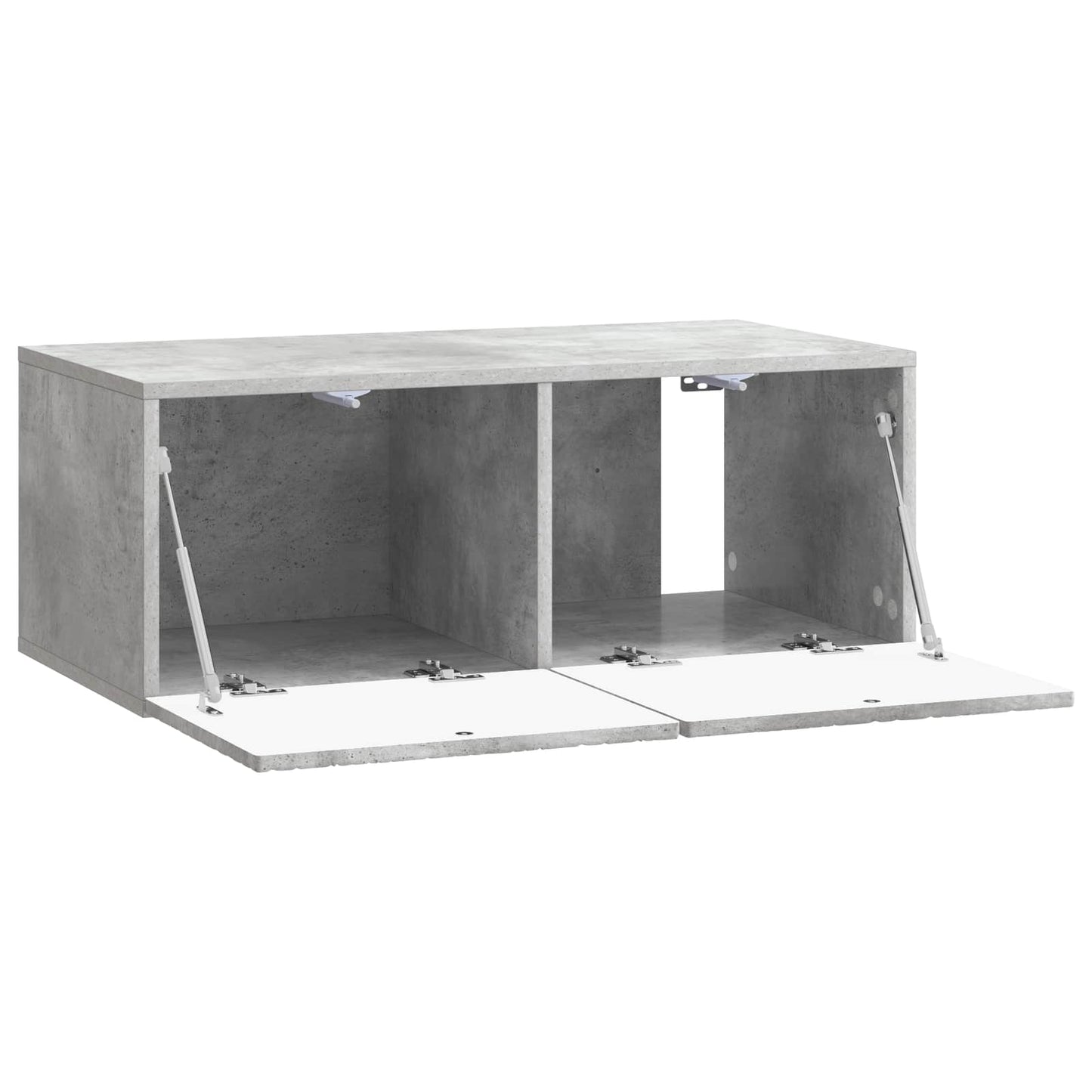 Wall-Mounted TV Cabinet 78.5 x 41 x 30 cm Concrete Grey
