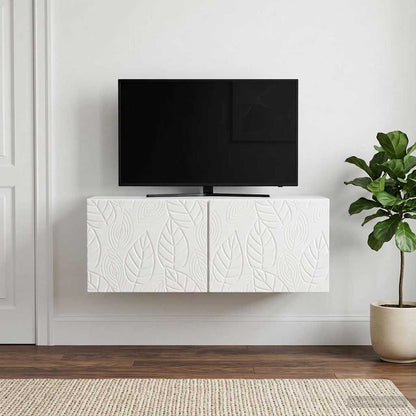 Wall-Mounted TV Cabinet 78.5 x 41 x 30 cm High Gloss White