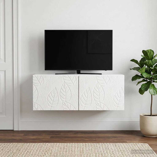 Wall-Mounted TV Cabinet 78.5 x 41 x 30 cm High Gloss White