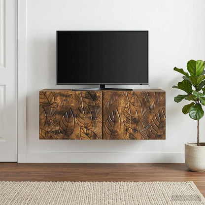 Wall-Mounted TV Cabinet 78.5 x 41 x 30 cm Smoked Oak
