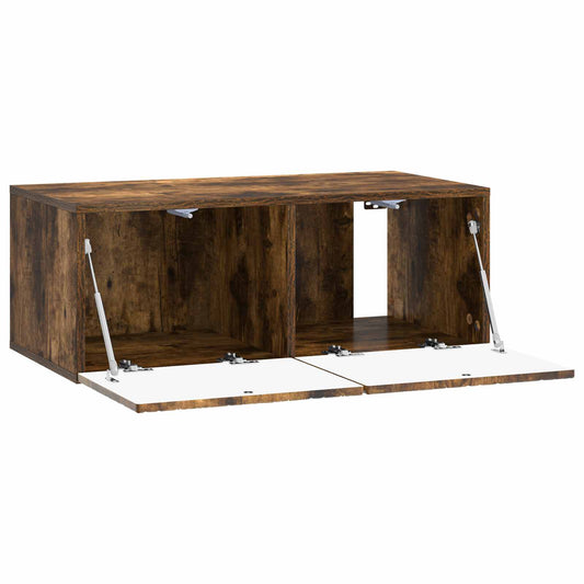Wall-Mounted TV Cabinet 78.5 x 41 x 30 cm Smoked Oak