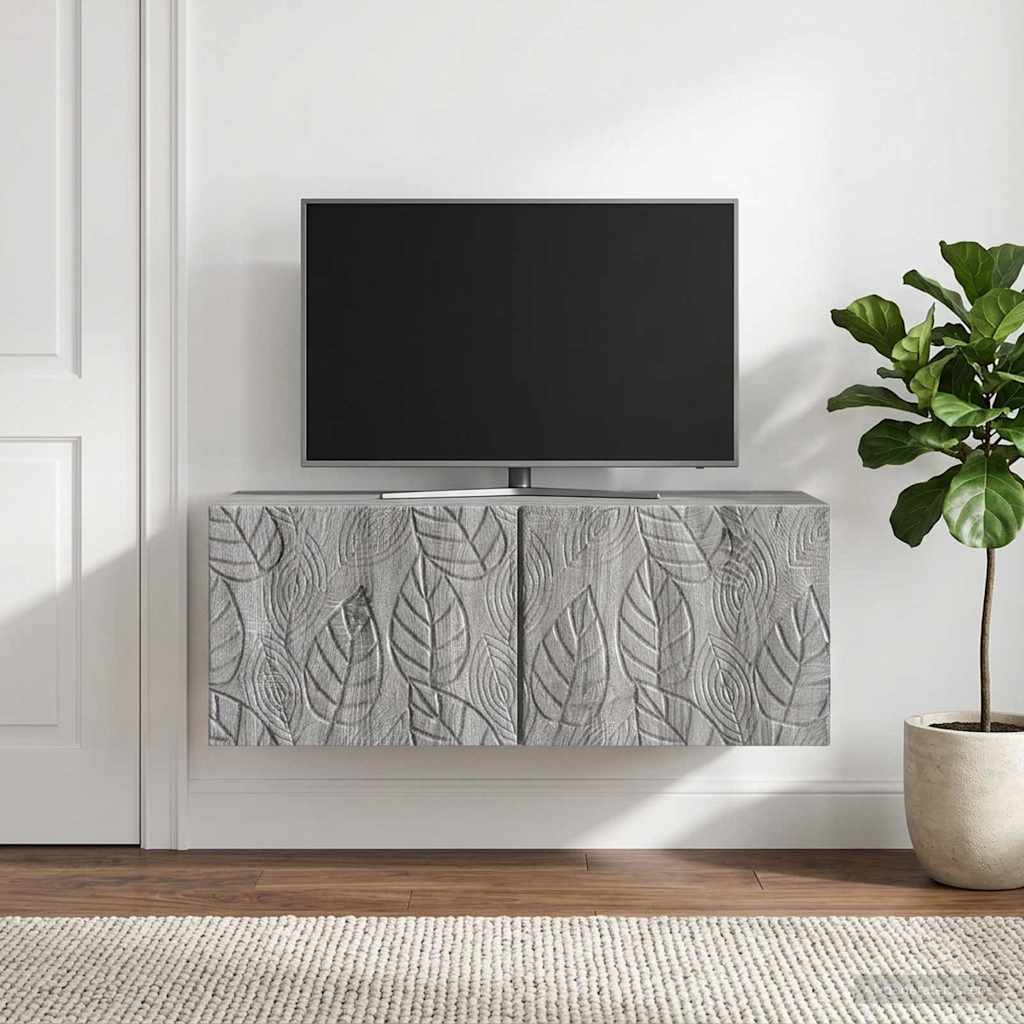 Wall-Mounted TV Cabinet 78.5 x 41 x 30 cm Grey Sonoma