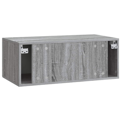 Wall-Mounted TV Cabinet 78.5 x 41 x 30 cm Grey Sonoma
