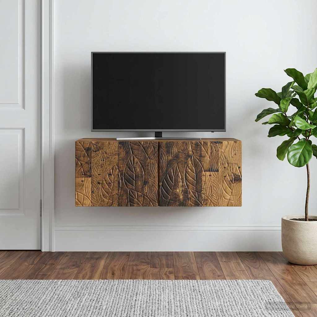Wall-Mounted TV Cabinet 78.5 x 41 x 30 cm Old Wood