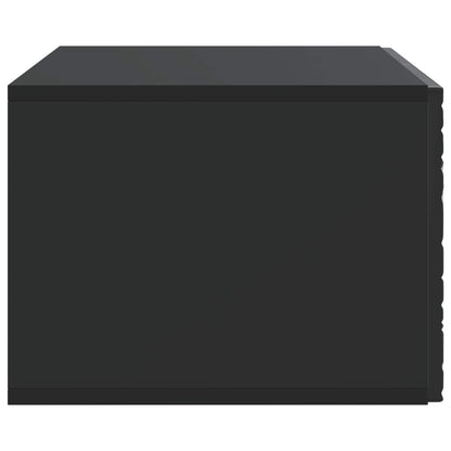 Wall-Mounted TV Cabinet 98 x 41 x 30 cm Black Engineered Wood