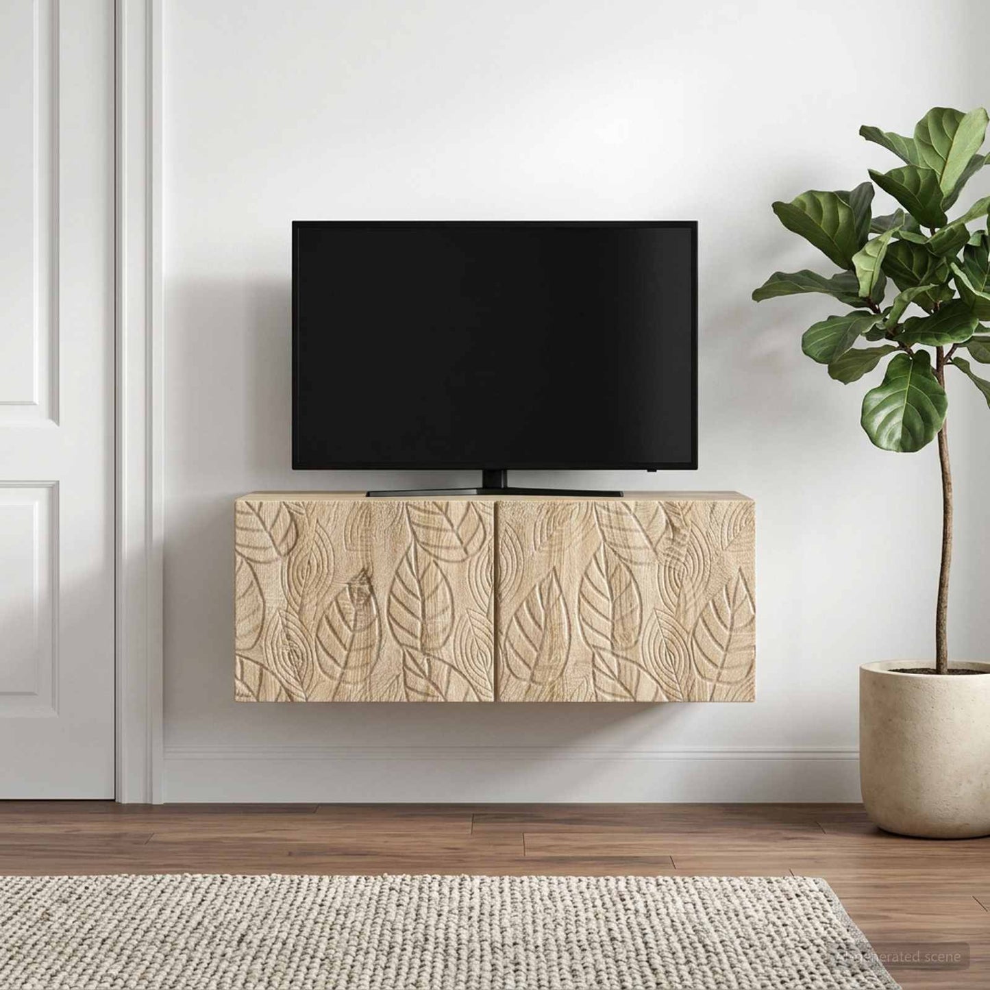 Wall-Mounted TV Cabinet 98 x 41 x 30 cm Sonoma Oak