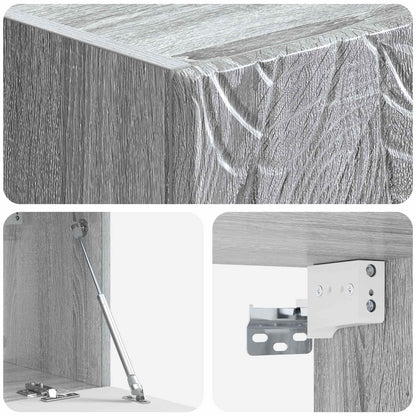 Wall-Mounted TV Cabinet 98 x 41 x 30 cm Grey Sonoma