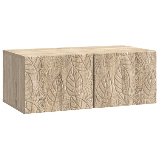 Wall-Mounted TV Cabinet 59.5 x 31 cm Sonoma Oak Engineered Wood